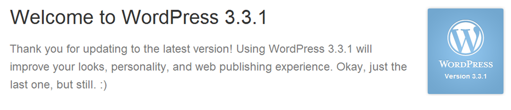 Welcome to WordPress